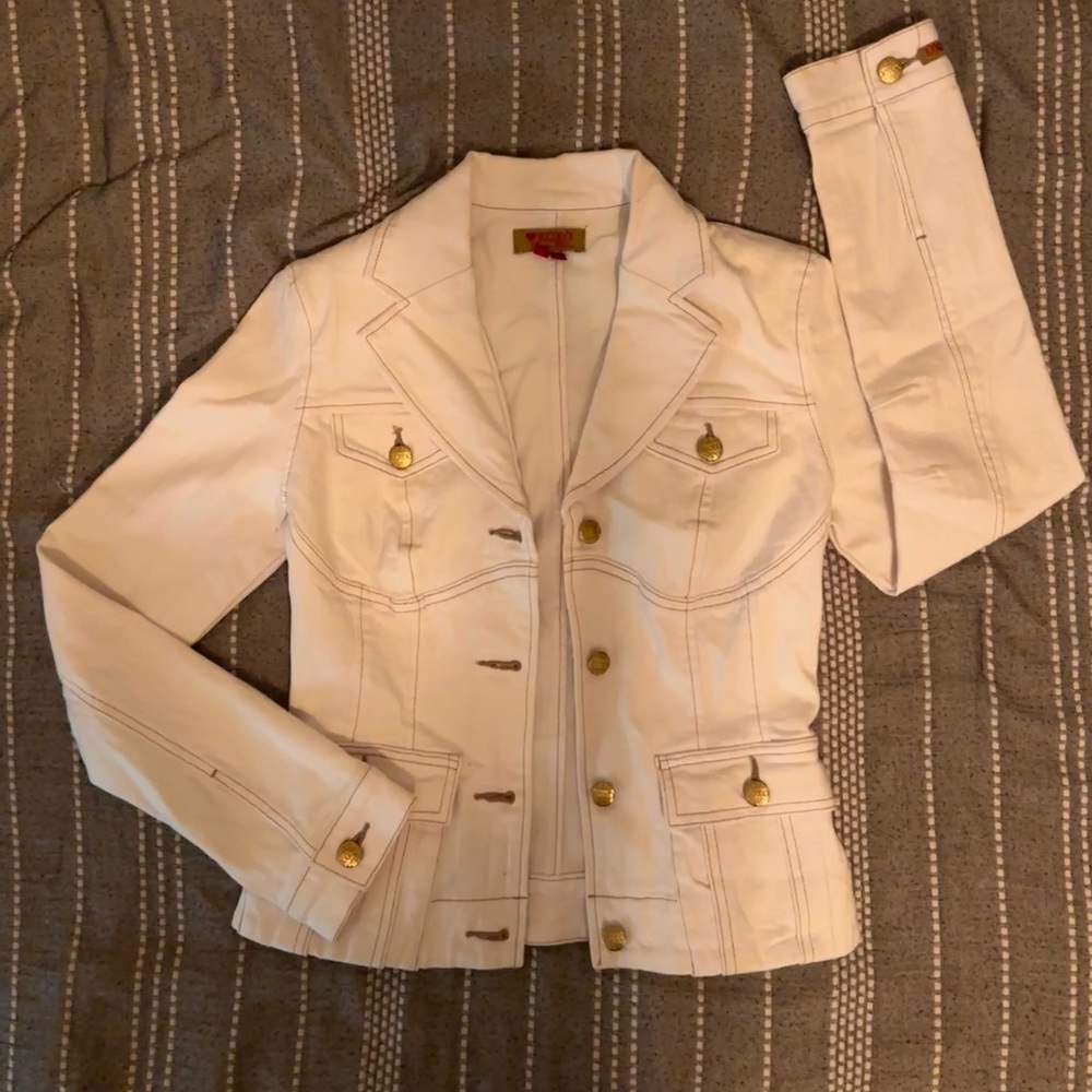 White Vintage Jean Jacket